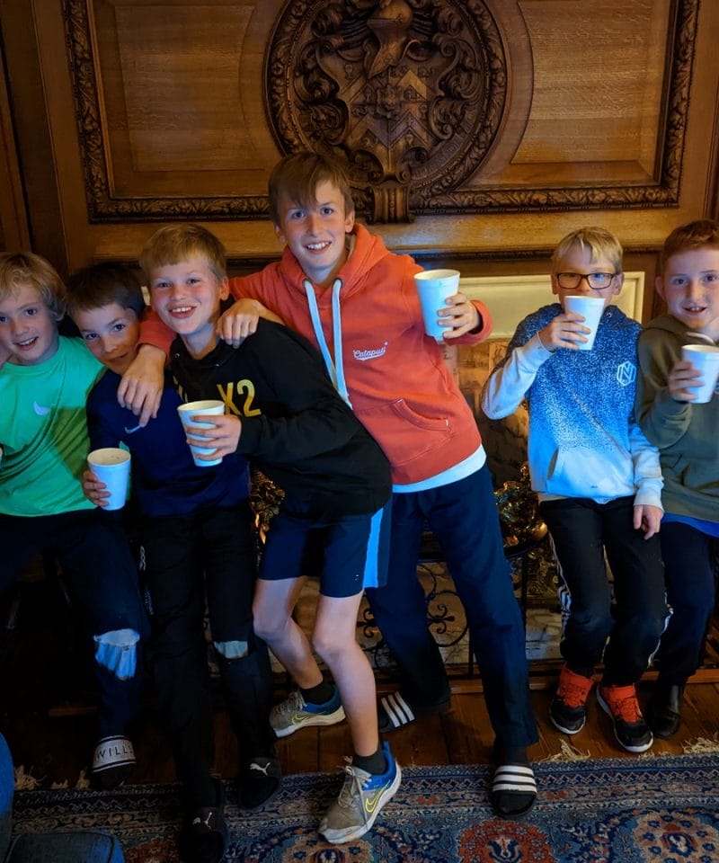 Pinewood boarders enjoy hot chocolate