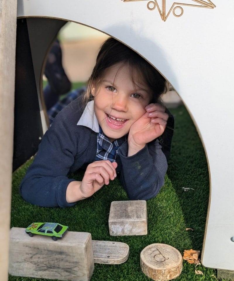 Pinewood Prep School Early Years enjoying the sunshine