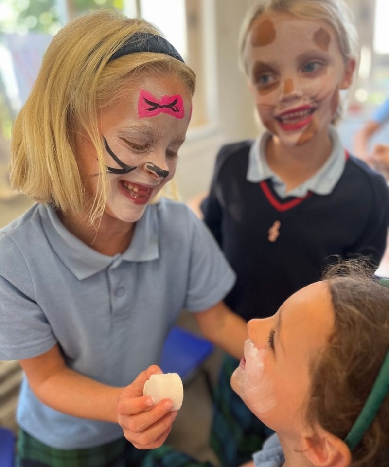 Pinewood Prep School SKILLS face painting