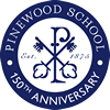 Pinewood Prep School 150th anniversary logo