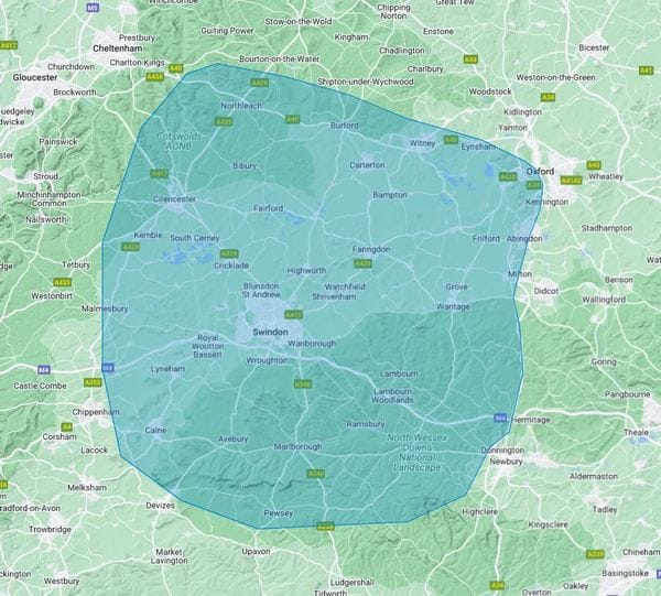 Pinewood Prep School catchment area map