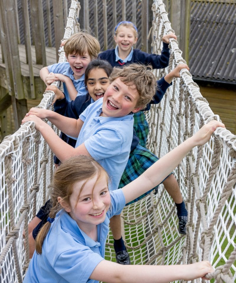 Pinewood Prep School fun on Treetops playground