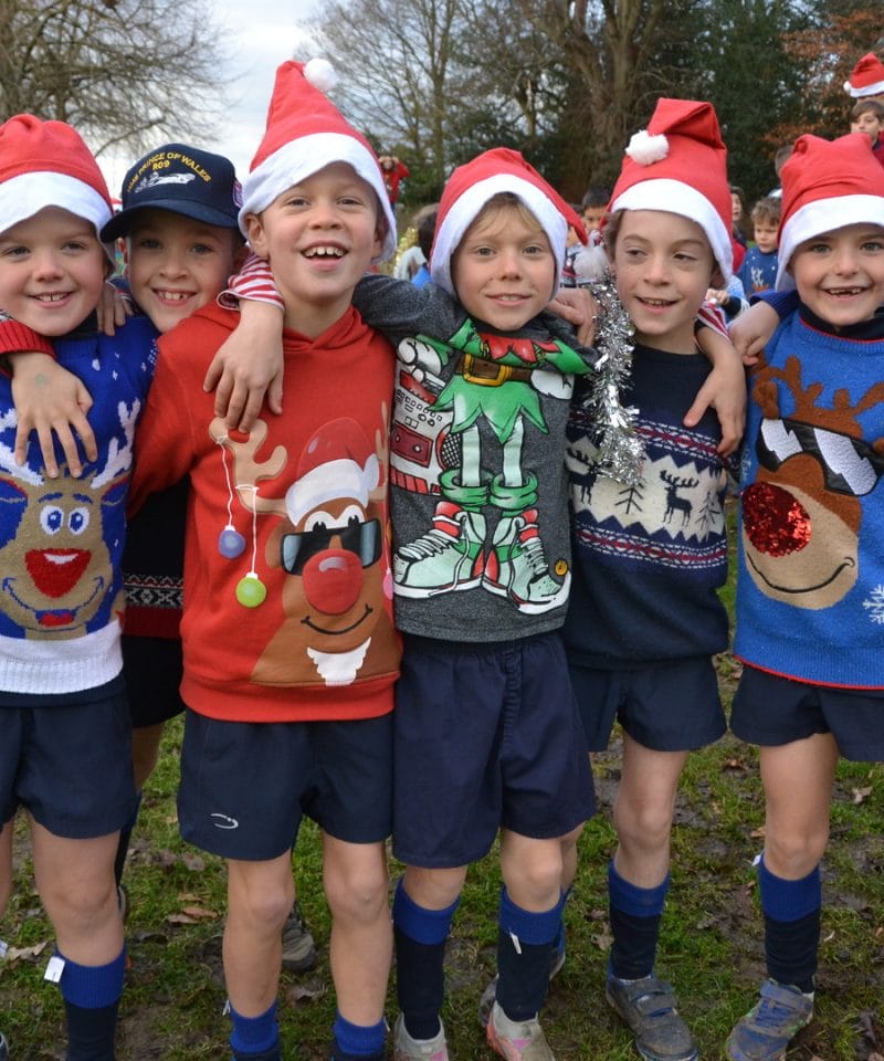 Pinewood Prep School Santa Christmas Fun run