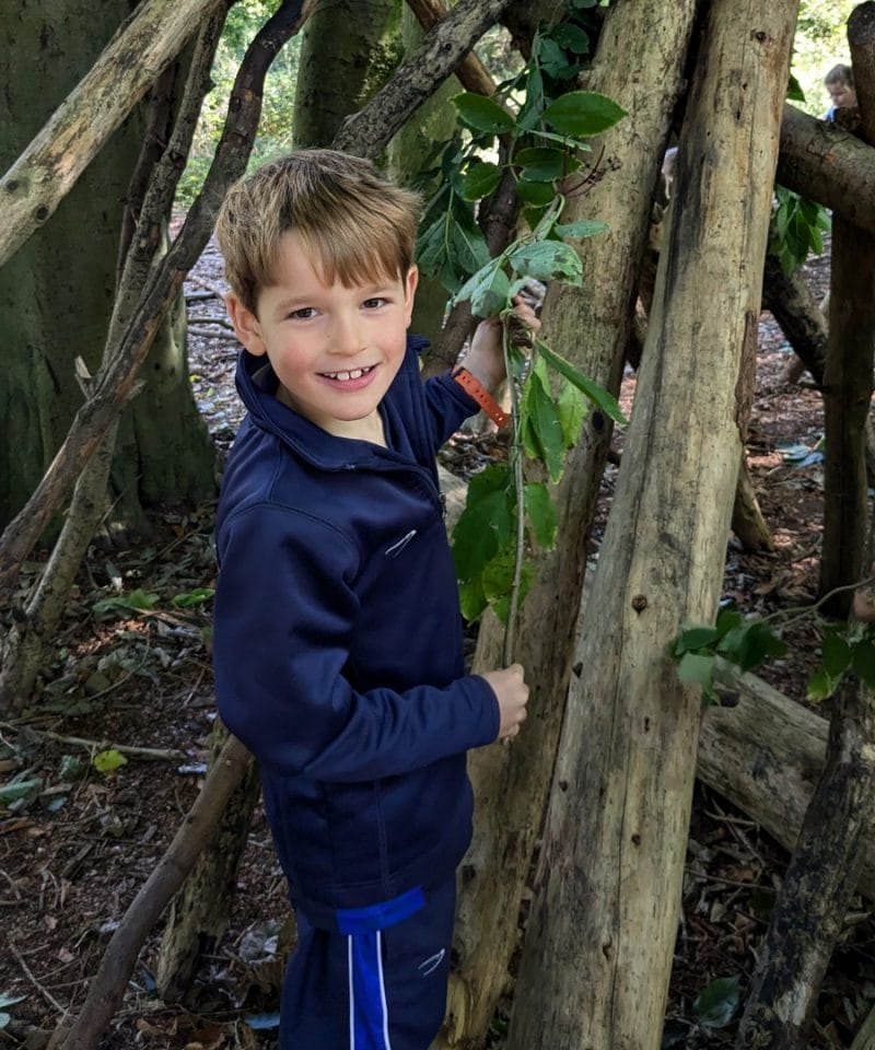 Pinewood Prep School Year 3 Stone Age Day at Earth Trust