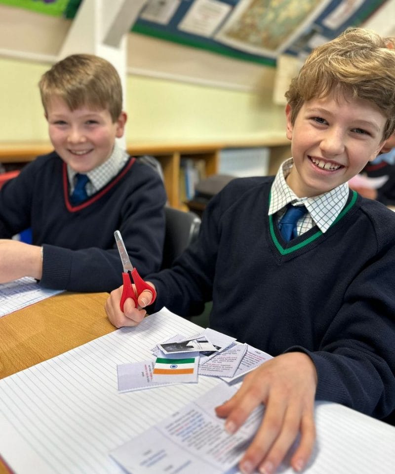 Pinewood Prep School Year 7 History lesson